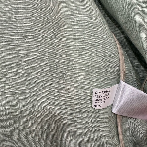 Banana Republic Green linen blazer - NWT - Picture 5 of 7